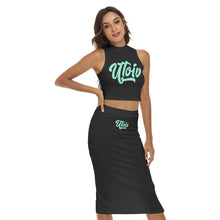 Load image into Gallery viewer, UTO IV Women&#39;s Tank Top &amp; Split High Skirt Set
