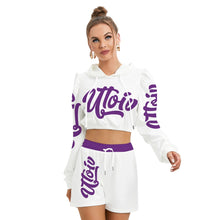 Load image into Gallery viewer, UTO IV Women&#39;s Mirco Fleece Hoodie And Shorts Set
