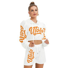 Load image into Gallery viewer, UTO IV Women&#39;s Mirco Fleece Hoodie And Shorts Set
