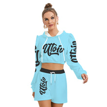 Load image into Gallery viewer, UTO IV Women&#39;s Mirco Fleece Hoodie And Shorts Set
