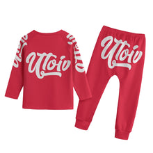 Load image into Gallery viewer, UTO IV Kid&#39;s Knitted Fleece Set
