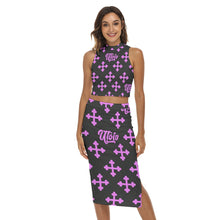 Load image into Gallery viewer, UTO IV &quot;Mid-Evil&quot; Women&#39;s Tank Top &amp; Split High Skirt Set
