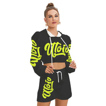 Load image into Gallery viewer, UTO IV Women&#39;s Mirco Fleece Hoodie And Shorts Set
