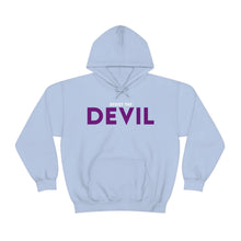 Load image into Gallery viewer, UTO &quot;Resist The Devil&quot; Unisex Hooded Sweatshirt
