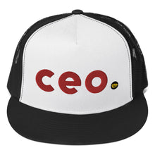 Load image into Gallery viewer, UTO IV CEO. Trucker Cap
