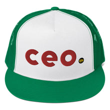 Load image into Gallery viewer, UTO IV CEO. Trucker Cap
