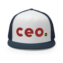 Load image into Gallery viewer, UTO IV CEO. Trucker Cap
