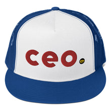 Load image into Gallery viewer, UTO IV CEO. Trucker Cap
