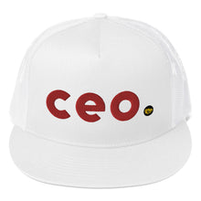 Load image into Gallery viewer, UTO IV CEO. Trucker Cap
