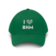 Load image into Gallery viewer, I ❤️ BHM 2022 Unisex Twill Hat
