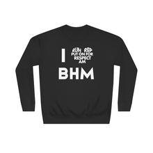 Load image into Gallery viewer, I ❤︎ BHM Unisex Crew Sweatshirt
