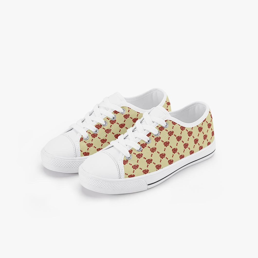 UTO IV Monogram Kid’s Low-Top Canvas Shoes