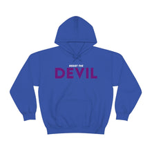 Load image into Gallery viewer, UTO &quot;Resist The Devil&quot; Unisex Hooded Sweatshirt
