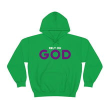 Load image into Gallery viewer, UTO &quot;Rely On God&quot; Unisex Hooded Sweatshirt
