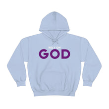 Load image into Gallery viewer, UTO &quot;Rely On God&quot; Unisex Hooded Sweatshirt
