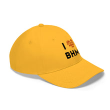 Load image into Gallery viewer, I ❤️ BHM 2022 Unisex Twill Hat
