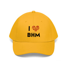 Load image into Gallery viewer, I ❤️ BHM 2022 Unisex Twill Hat
