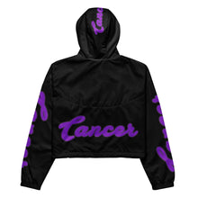 Load image into Gallery viewer, UTO IV &quot;CANCER&quot; Women’s Cropped Windbreaker
