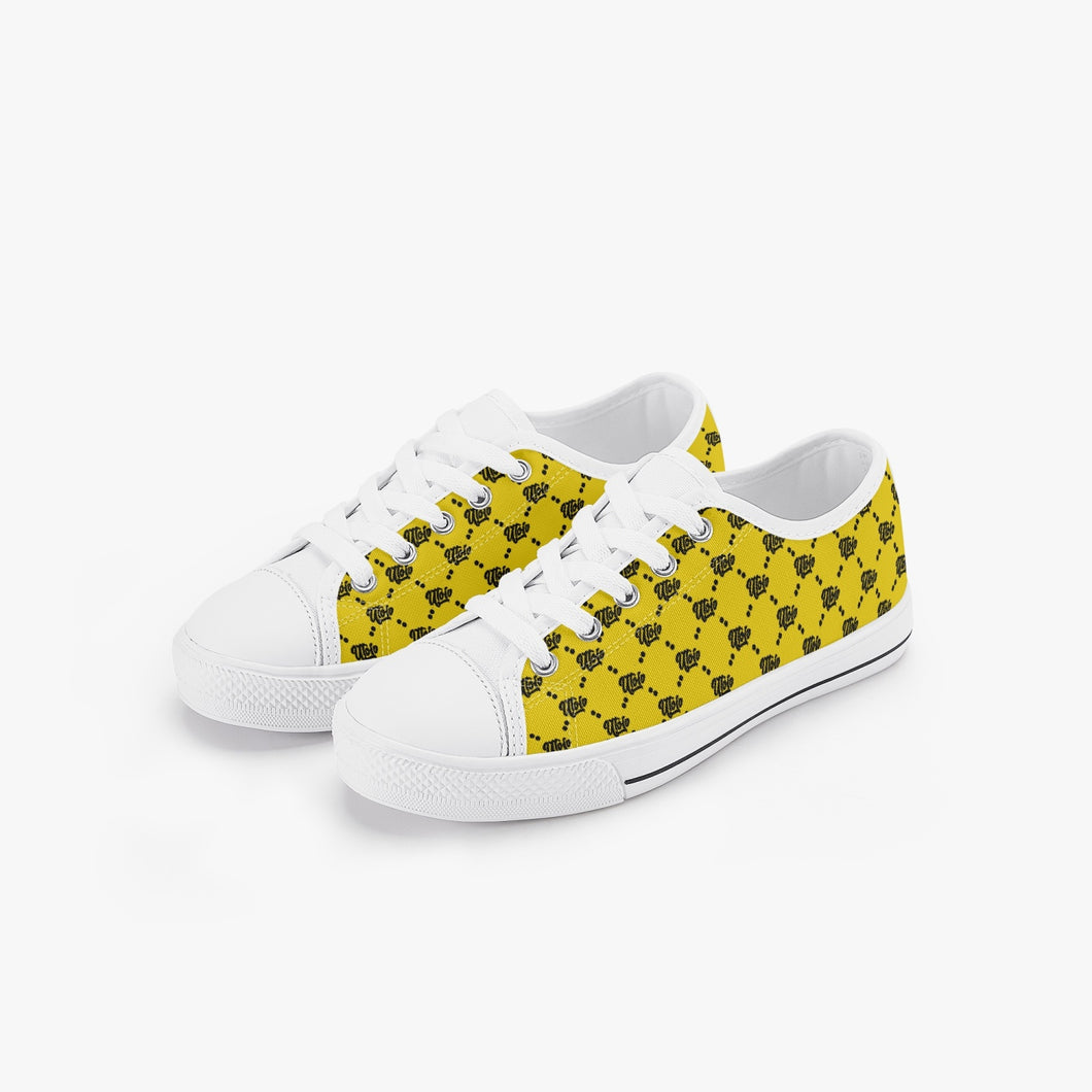 UTO IV Monogram Kid’s Low-Top Canvas Shoes