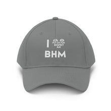 Load image into Gallery viewer, I ❤️ BHM 2022 Unisex Twill Hat
