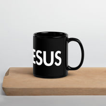 Load image into Gallery viewer, UTO IV &quot;ASK JESUS&quot; Black Glossy Mug
