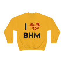 Load image into Gallery viewer, I ❤︎ BHM Unisex Heavy Blend™ Crewneck Sweatshirt
