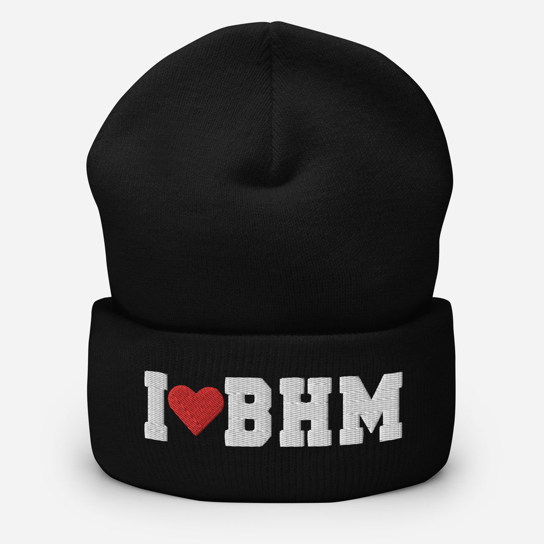 I ❤️ BHM Cuffed Beanie