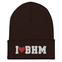 Load image into Gallery viewer, I ❤️ BHM Cuffed Beanie
