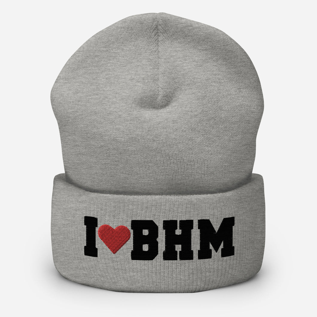 I ❤️ BHM Cuffed Beanie