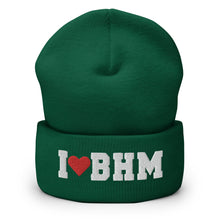 Load image into Gallery viewer, I ❤️ BHM Cuffed Beanie
