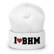 Load image into Gallery viewer, I ❤️ BHM Cuffed Beanie
