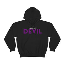 Load image into Gallery viewer, UTO &quot;Resist The Devil&quot; Unisex Hooded Sweatshirt
