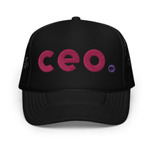 Load image into Gallery viewer, UTO IV CEO. Foam trucker hat
