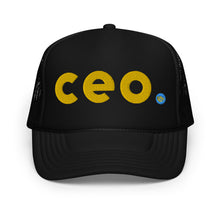 Load image into Gallery viewer, UTO IV CEO. Foam trucker hat
