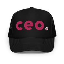 Load image into Gallery viewer, UTO IV CEO. Foam trucker hat
