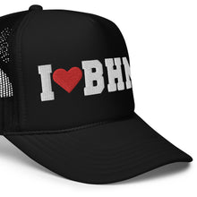 Load image into Gallery viewer, I ❤︎ BHM Foam trucker hat
