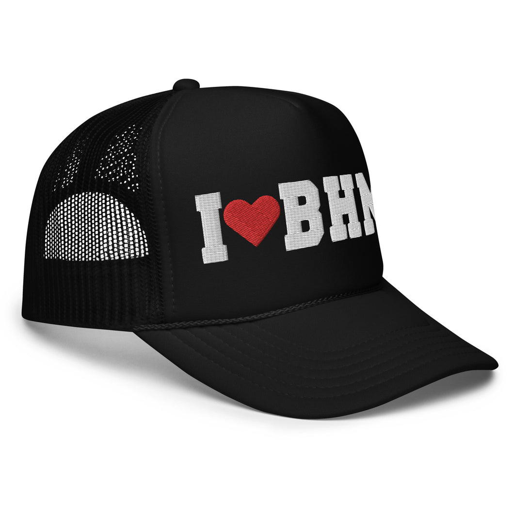 I ❤︎ BHM Foam trucker hat