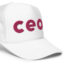 Load image into Gallery viewer, UTO IV CEO. Foam trucker hat
