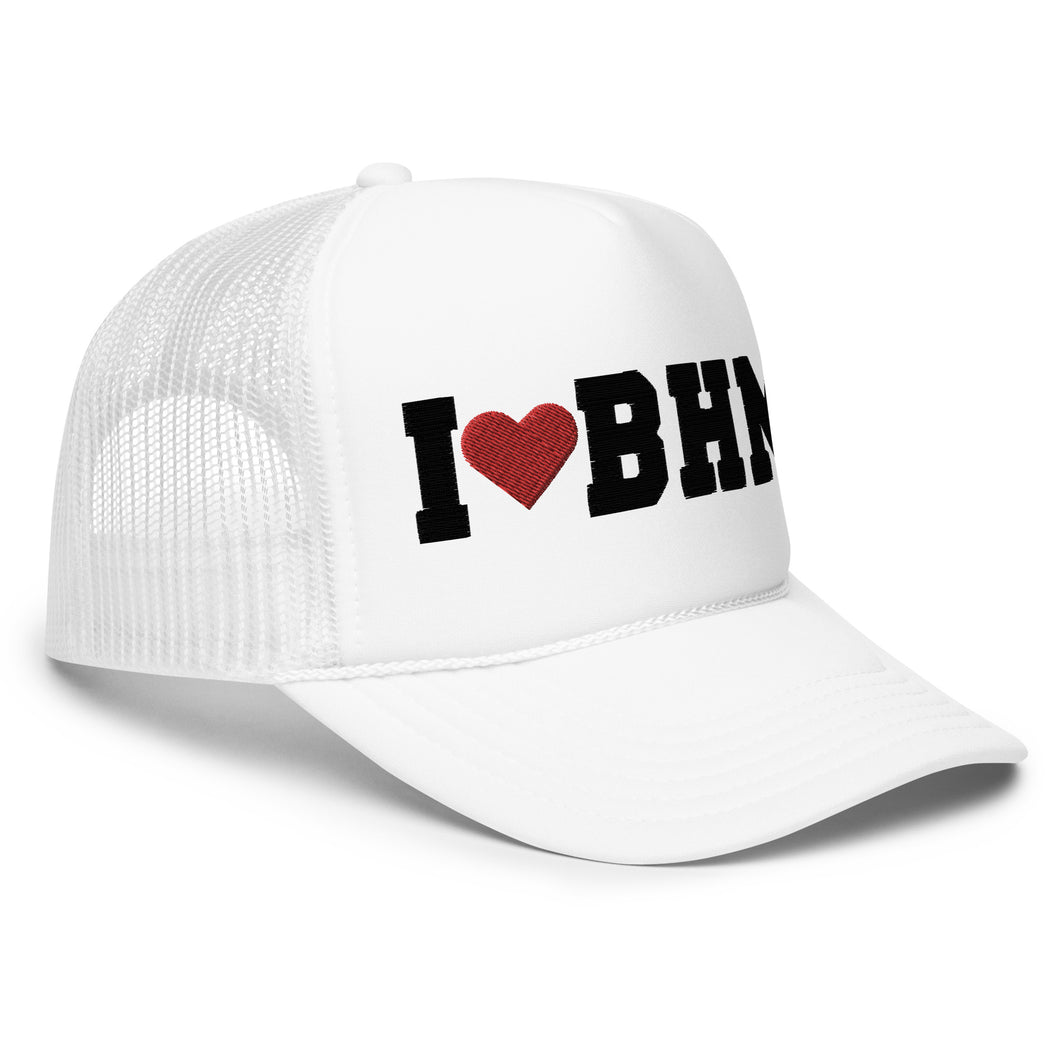 I ❤︎ BHM Foam trucker hat