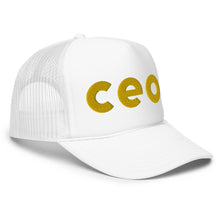 Load image into Gallery viewer, UTO IV CEO. Foam trucker hat
