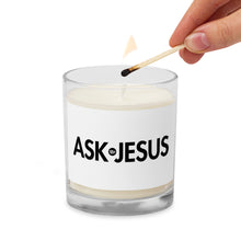 Load image into Gallery viewer, UTO IV &quot;ASK JESUS&quot; Glass Jar Soy Wax Candle
