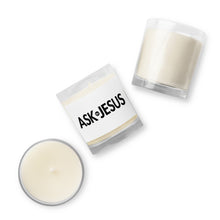 Load image into Gallery viewer, UTO IV &quot;ASK JESUS&quot; Glass Jar Soy Wax Candle
