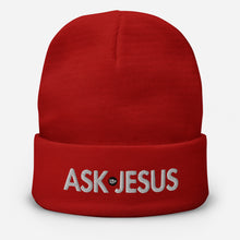 Load image into Gallery viewer, UTO IV &quot;ASK JESUS&quot; Embroidered Beanie
