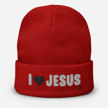 Load image into Gallery viewer, UTO IV &quot;I LOVE JESUS&quot; Embroidered Beanie
