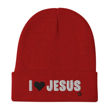 Load image into Gallery viewer, UTO IV &quot;I LOVE JESUS&quot; Embroidered Beanie
