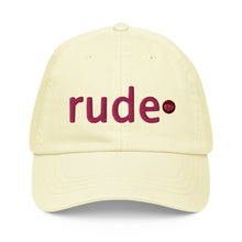 Load image into Gallery viewer, UTO IV &quot;RUDE&quot; Pastel Baseball Hat
