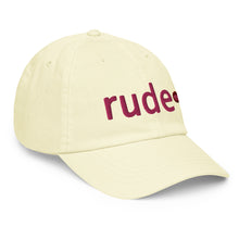 Load image into Gallery viewer, UTO IV &quot;RUDE&quot; Pastel Baseball Hat
