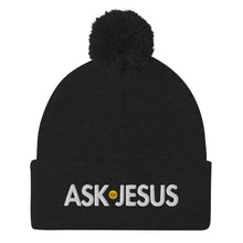 Load image into Gallery viewer, UTO IV &quot;ASK JESUS&quot; Pom-Pom Beanie
