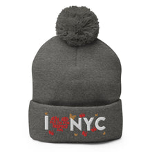 Load image into Gallery viewer, I ❤️ NYC Pom-Pom Beanie
