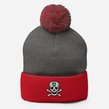 Load image into Gallery viewer, UTO IV SKULLY Pom-Pom Beanie
